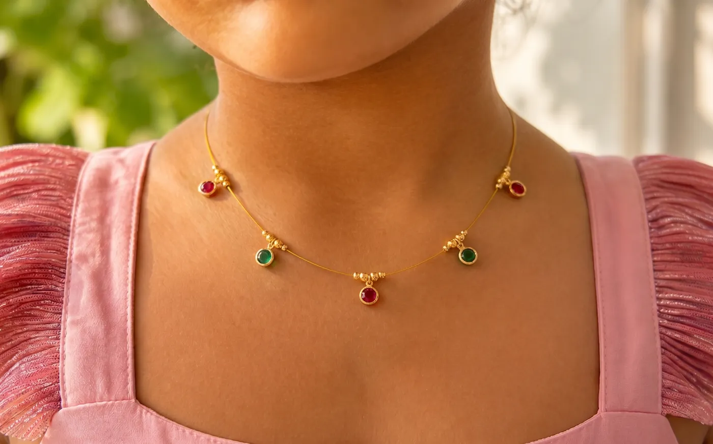 Minimalist Kemp Charm Dainty Chain